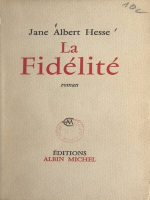 cover image of La fidélité